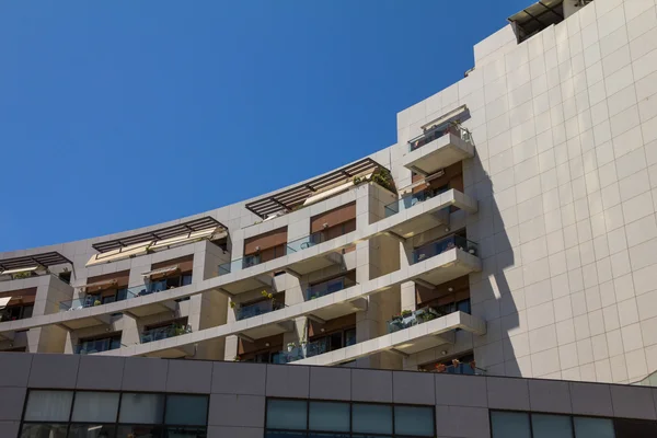 Details of apartments building with balconies. — Stock Photo, Image