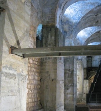 İkinci Tapınak Kudüs Herod Sarayı Undeground parçası geri.