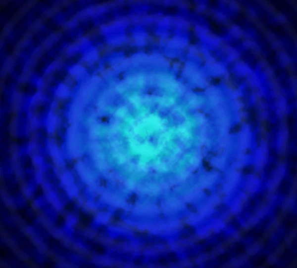 Abstrakcyjne niebieskie tło z koncentrycznymi okręgami — Zdjęcie stockowe