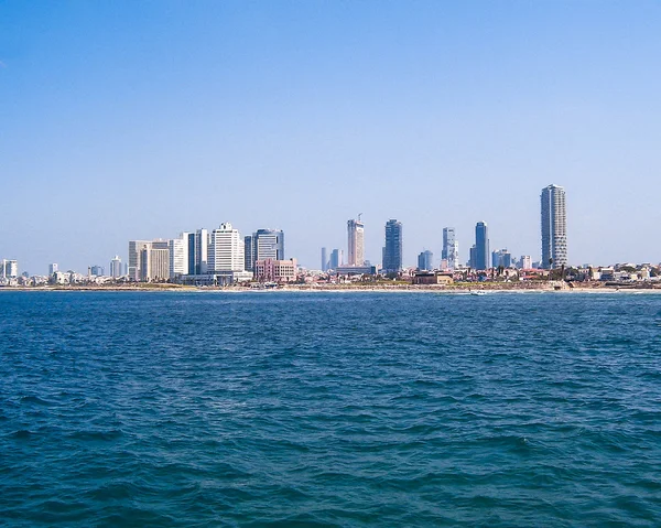 Skyline van tel aviv, Israël — Stockfoto