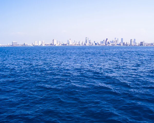 Skyline van tel aviv, Israël — Stockfoto