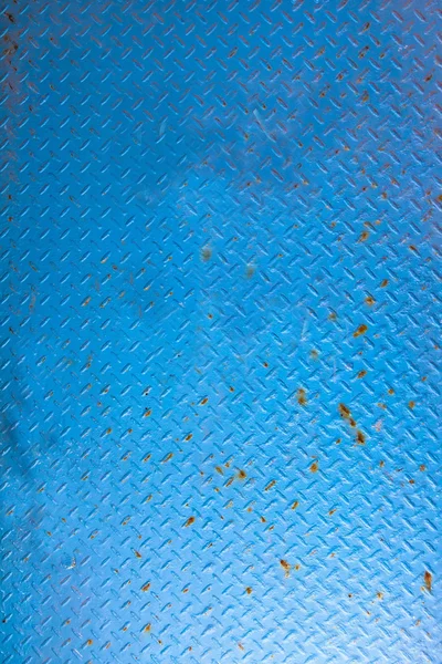 Fond de porte métallique bleu — Photo