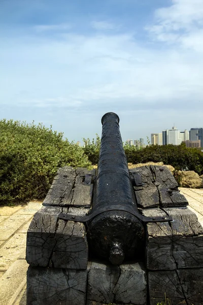 L'artillerie de Napoléon dans le vieux Jaffa. Israël . — Photo