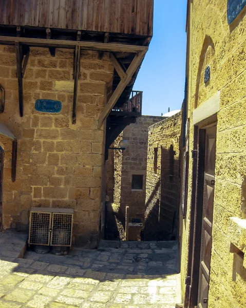 Edifícios históricos da era das Cruzadas. Jaffa, Israel — Fotografia de Stock