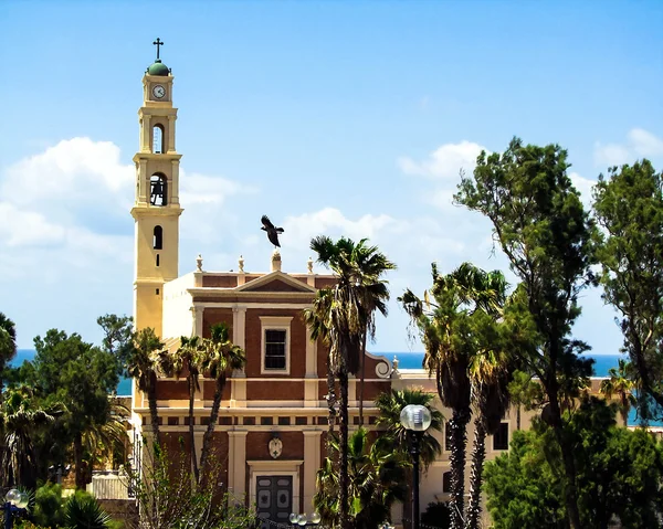 Церковь Святого Петра в Яффо, часть Тель-Авива , — стоковое фото