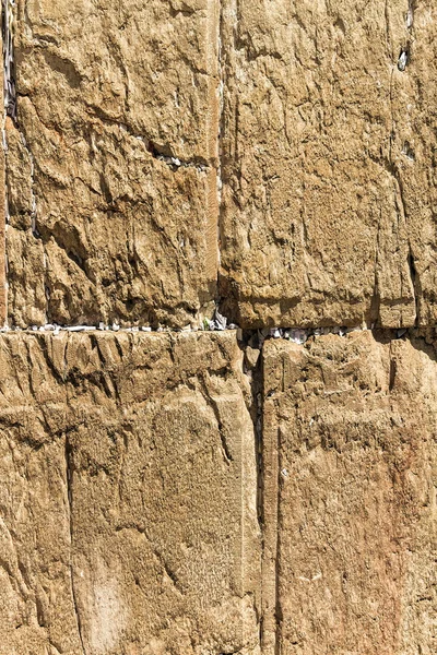 Notizen an Gott in der westlichen Mauer. jerusalem — Stockfoto