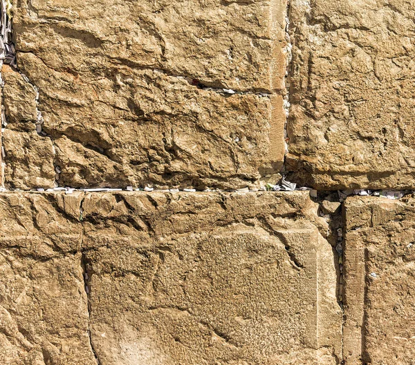 Notizen an Gott in der westlichen Mauer. jerusalem — Stockfoto
