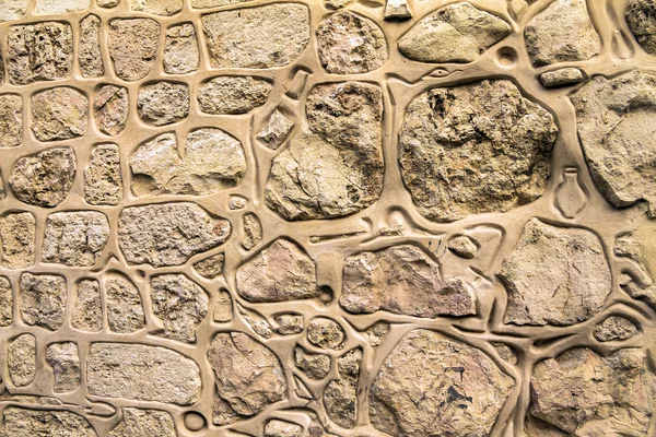 Decorated stone wall in the Armenian quarter of the old city. Jerusalem. Israel — Stock Photo, Image