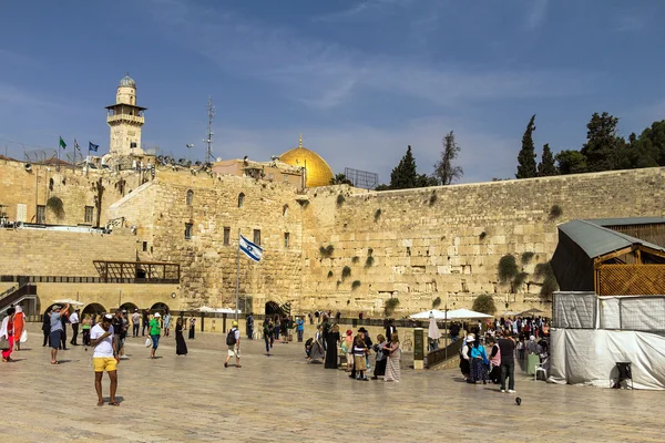 Western Wall Plaza, O Monte do Templo, Jerusalém — Fotografia de Stock