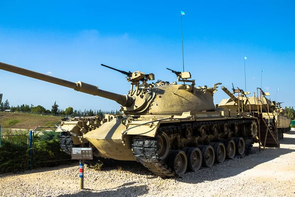 American wykonane M48 A3 Patton Main Battle Tank. Latrun, Izrael — Zdjęcie stockowe
