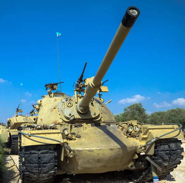 American hizo M48 A3 Patton tanque de batalla principal. Latrún, Israel —  Fotos de Stock