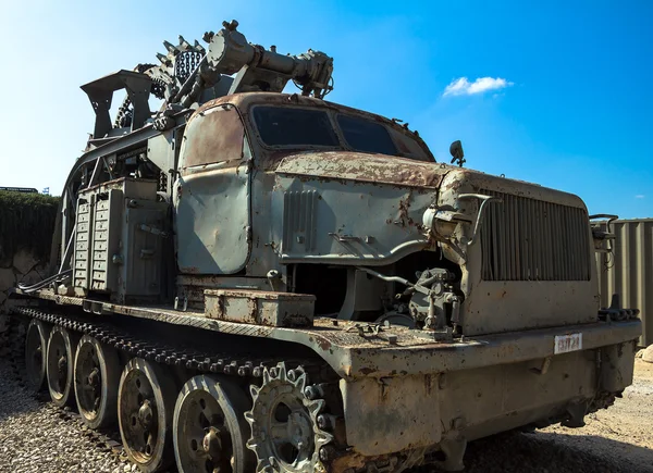 Soviet BTM High speed ditching machine. Latrun, Israel — Stock Photo, Image