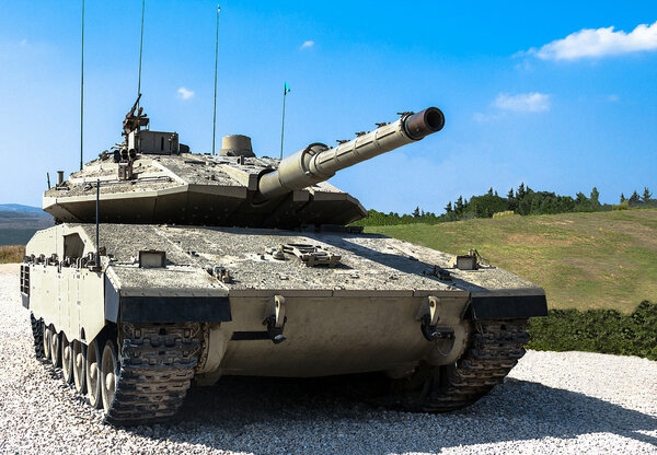 Israel made battle tank Merkava  Mk IV