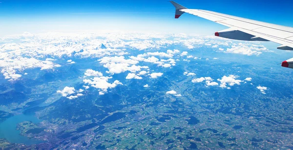 Полет над Францией — стоковое фото
