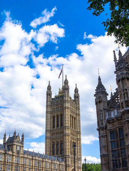 Westminsterského paláce victoria tower, Londýn — Stock fotografie