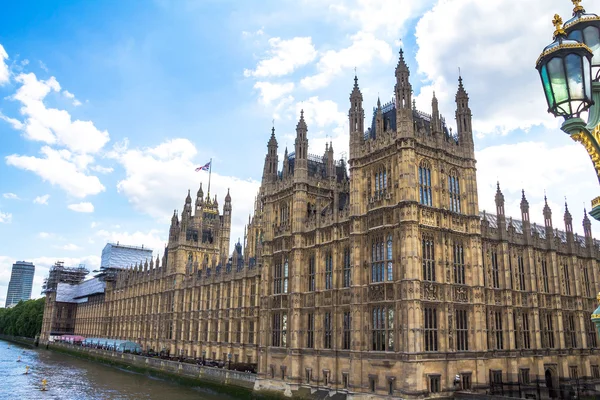 Westminster Sarayı, Parlamento evleri. UNESCO Dünya Miras Listesi — Stok fotoğraf