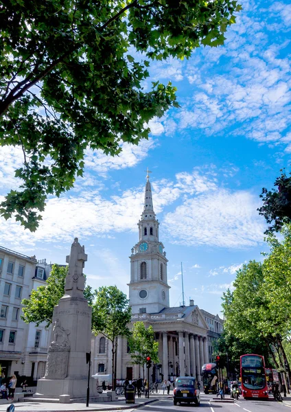 The church of St Martin's-in-the-Field on  Trafalgar Square. London. UK — Stock Fotó