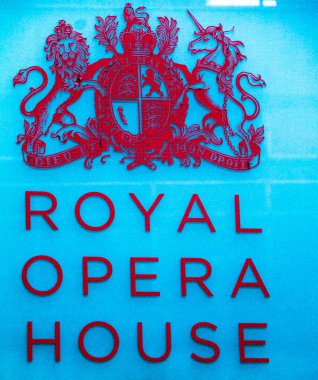 Royal Opera House tabela; Londra, İngiltere
