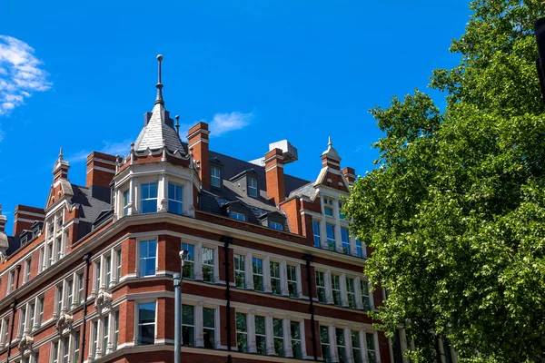 Historické části starého Londýna, v blízkosti náměstí Russell Square — Stock fotografie