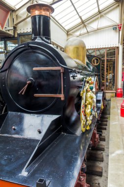 Eski buhar tren Windsor'da