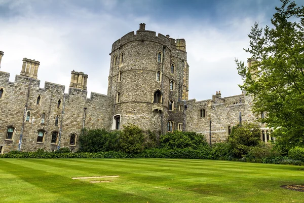 Felső Ward középkori Windsor Castle-ben. Egyesült Királyság — Stock Fotó