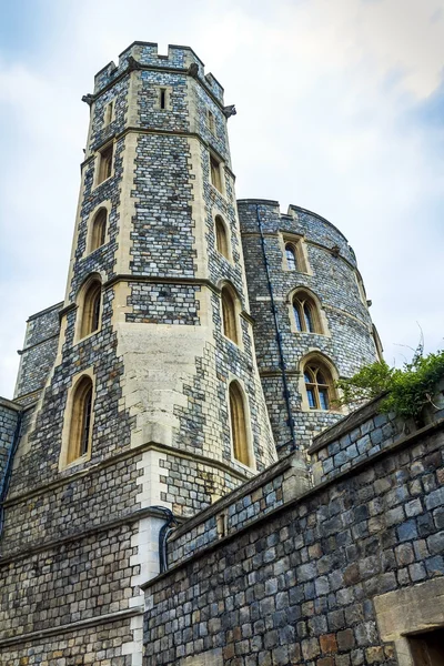 Donjon - la gran torre o el interior de un castillo medieval de Windsor — Foto de Stock