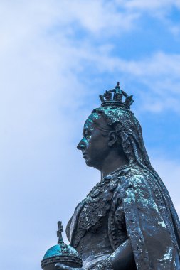 Kraliçe Victoria heykeli. Windsor, İngiltere