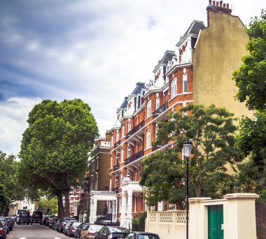  Eski büyük daire kırmızı tuğla ev alanında Kensington Olympia, Londra