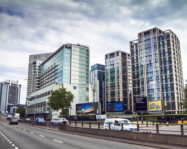 Harbet Road nära Merchant Square, Paddington, London — Stockfoto