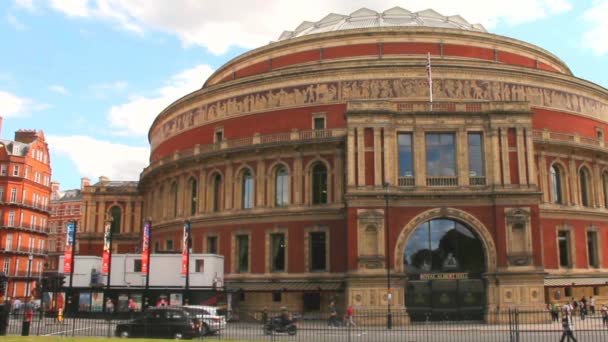 伦敦皇家阿尔伯特音乐厅 — 图库视频影像
