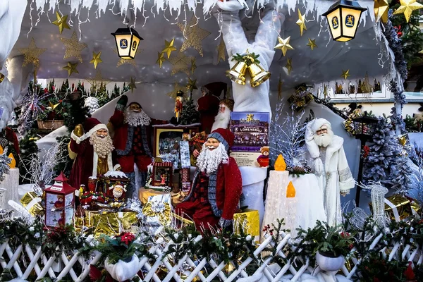 Baden-Baden'da Street Noel dekorasyon — Stok fotoğraf