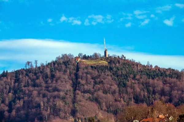 Merkur mountain. Baden-Baden — Stock Fotó