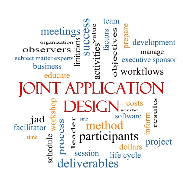 Joint Application Word Cloud Concept — Stock Photo, Image