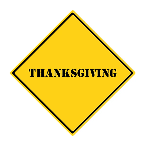 Thanksgiving Sign — Stock Photo, Image