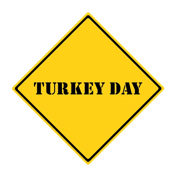 Señal de día Turquía — Foto de Stock