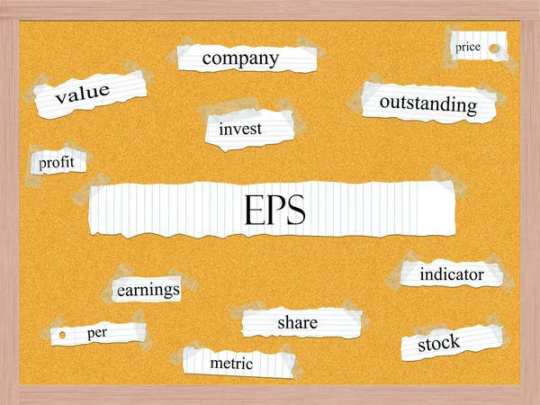 Concepto de palabra EPS Corkboard —  Fotos de Stock