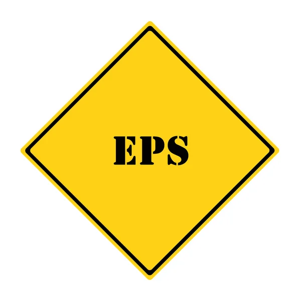 EPS znak — Zdjęcie stockowe