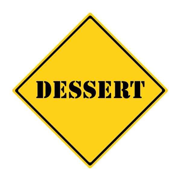 Dessert Sign — Stock Photo, Image