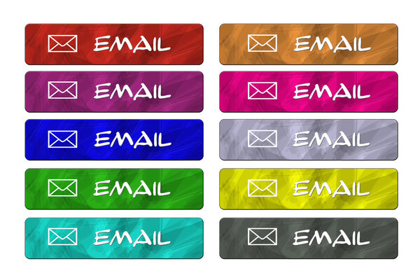 Десять писем с конвертами
