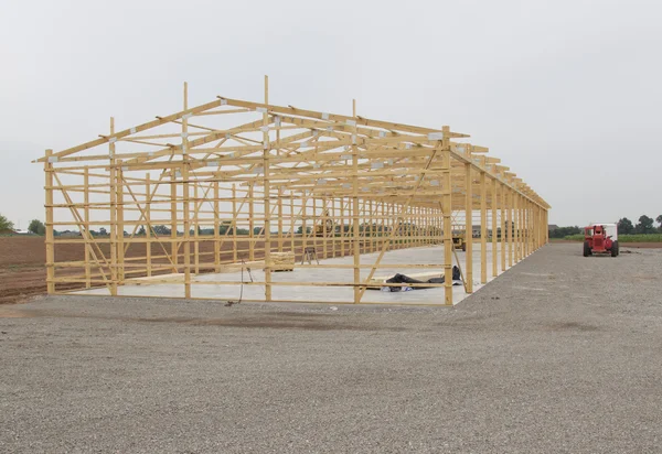 Frame being built for Storage Unit building — Stock fotografie