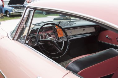 1959 Pink Dodge Coronet Car Interior View