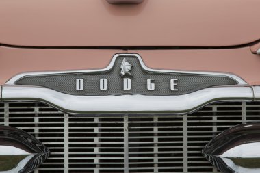 1959 Pink Dodge Coronet Car Grill View