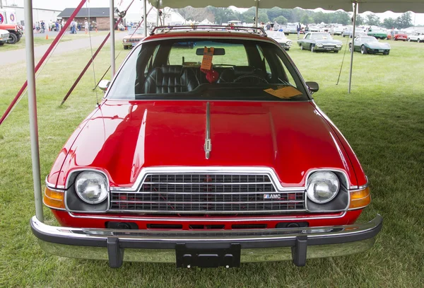 1979 Red AMC Pacer Car — 图库照片