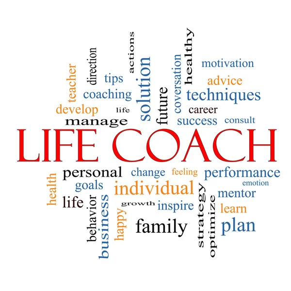 Life Coach Word Cloud Concept