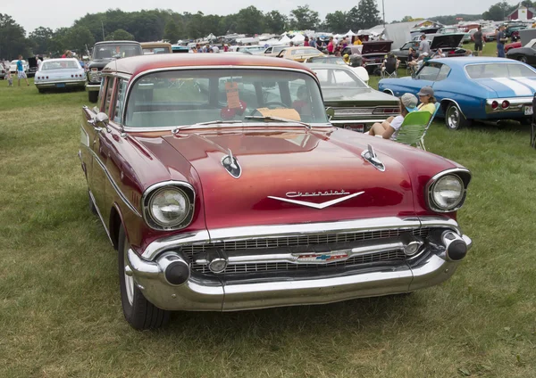 1957 Chevy Bel Air Wagon Car — Stock Photo, Image