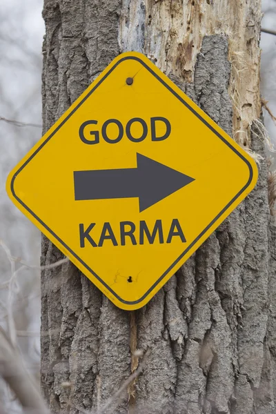 Gutes Karma auf diese Weise — Stockfoto