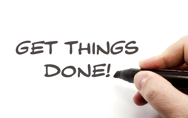 Get Things Done handwriting — Stock Photo, Image