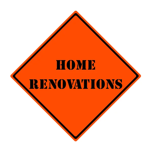 Home Renovations Sign — Stock Photo, Image