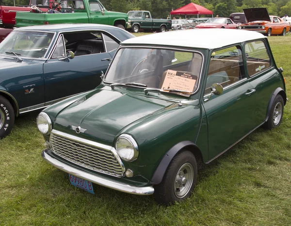 1981 Green Mini Car Side view — Stockfoto