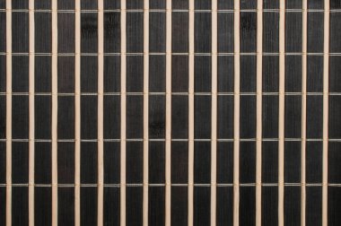 Siyah ve sarı bambu hasırı arkaplan 3: 2 oranında